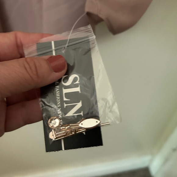 NWT 2 PC Women’s Rose Pink Formal Flowy Tiered Plus Dress and Jacket 24W 3X - Picture 5 of 16